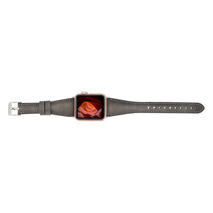 Classic Slim Style Genuine Leather Apple Watch Band