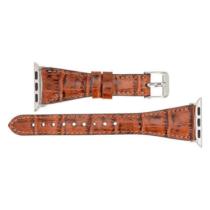Classic Slim Style Genuine Leather Apple Watch Band