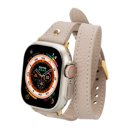 Hector Double Tour Leather Apple Watch Band