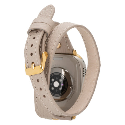 Hector Double Tour Leather Apple Watch Band