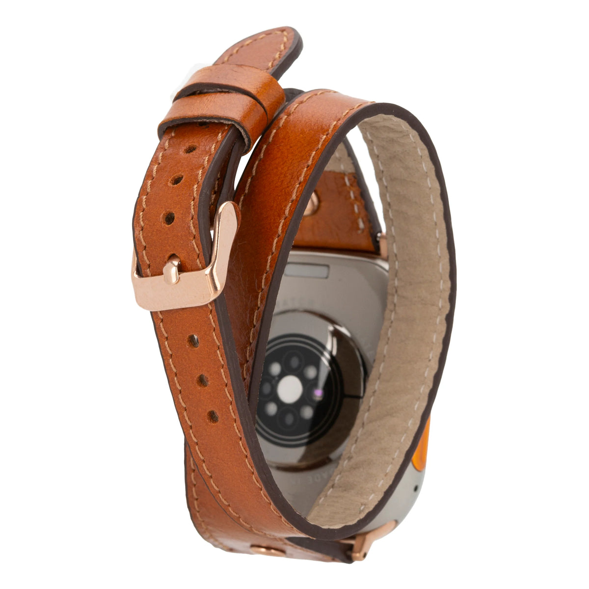 Hector Double Tour Leather Apple Watch Band
