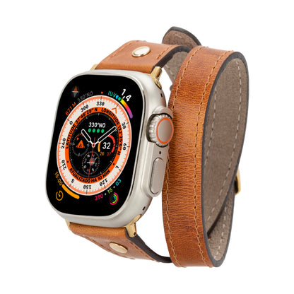 Hector Double Tour Leather Apple Watch Band