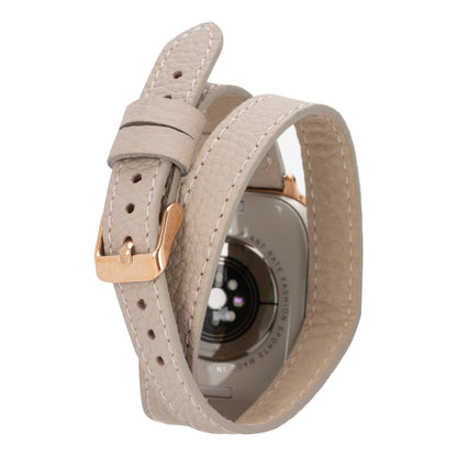 Hector Double Tour Leather Apple Watch Band