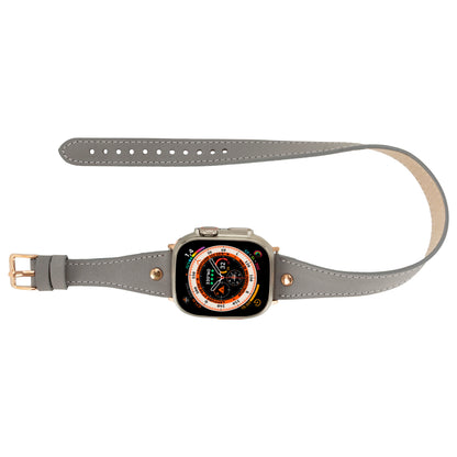 Hector Double Tour Leather Apple Watch Band
