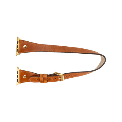 Hector Double Tour Leather Apple Watch Band