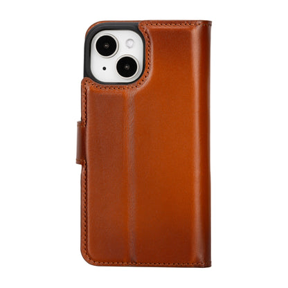 Magic iPhone 16 Series Detachable Genuine Leather Case