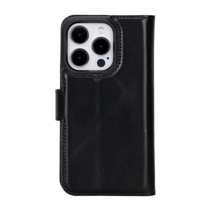 Magic iPhone 16 Series Detachable Genuine Leather Case