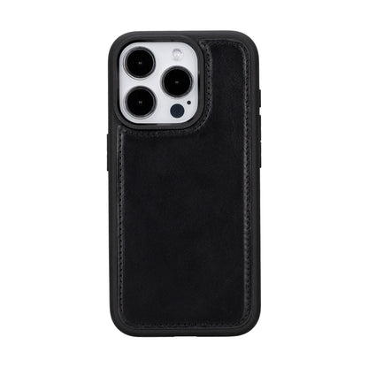 Magic iPhone 16 Series Detachable Genuine Leather Case