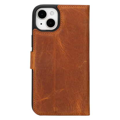 Magic iPhone 16 Series Detachable Genuine Leather Case