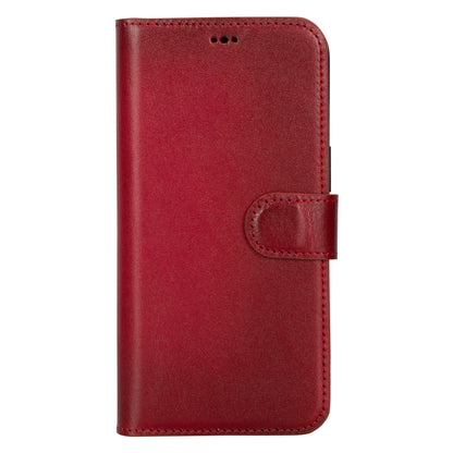 Magic iPhone 16 Series Detachable Genuine Leather Case