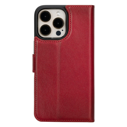 Magic iPhone 16 Series Detachable Genuine Leather Case