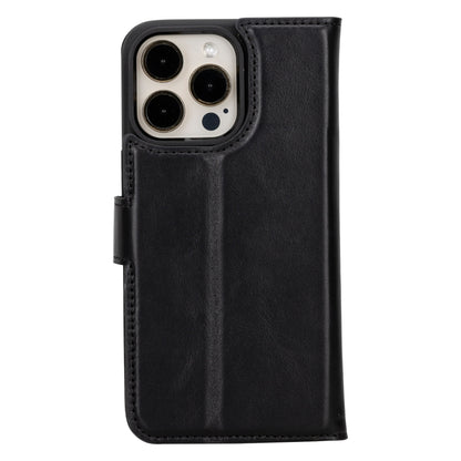 Magic iPhone 16 Series Detachable Genuine Leather Case