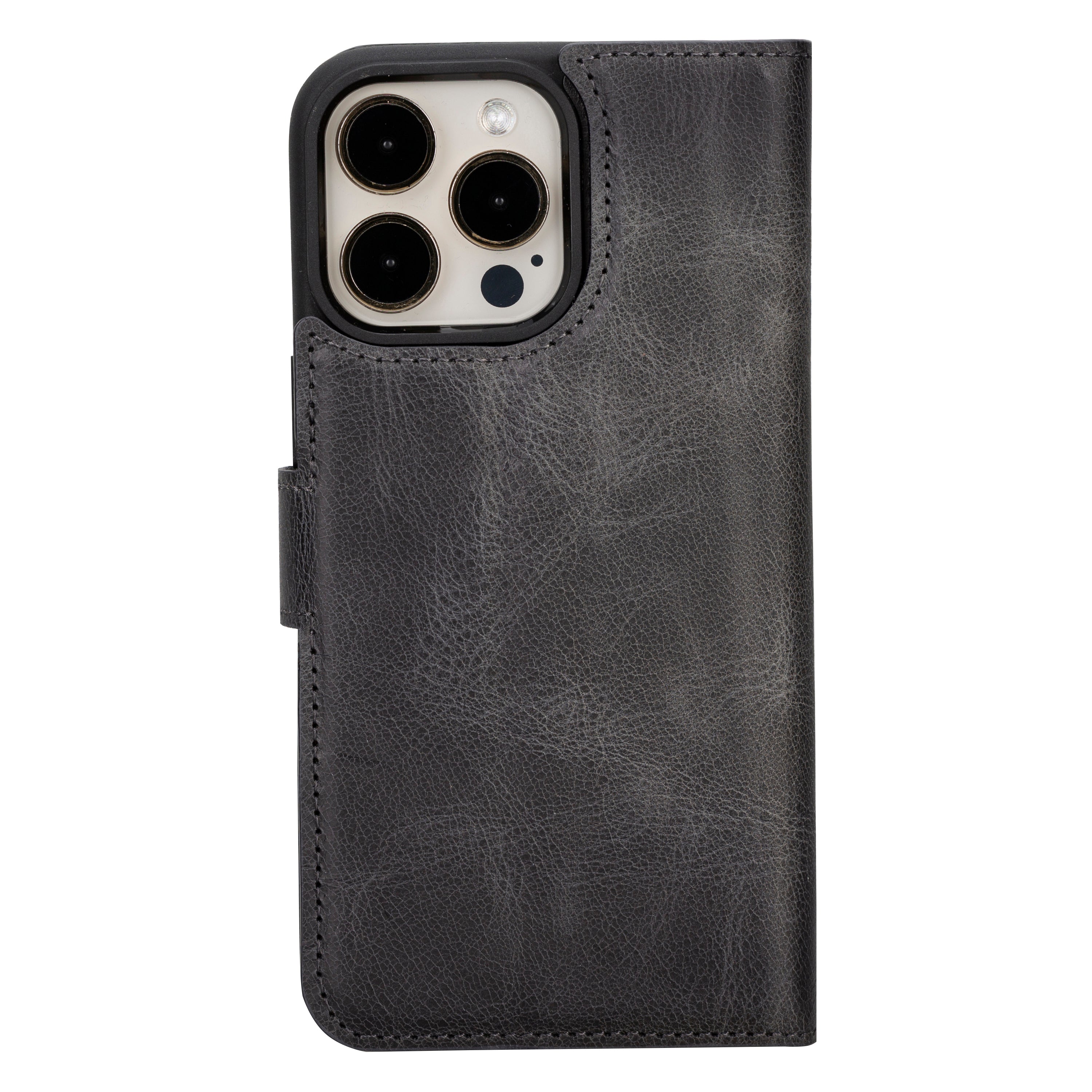 Magic iPhone 16 Series Detachable Genuine Leather Case