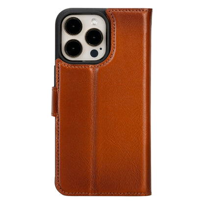 Magic iPhone 16 Series Detachable Genuine Leather Case