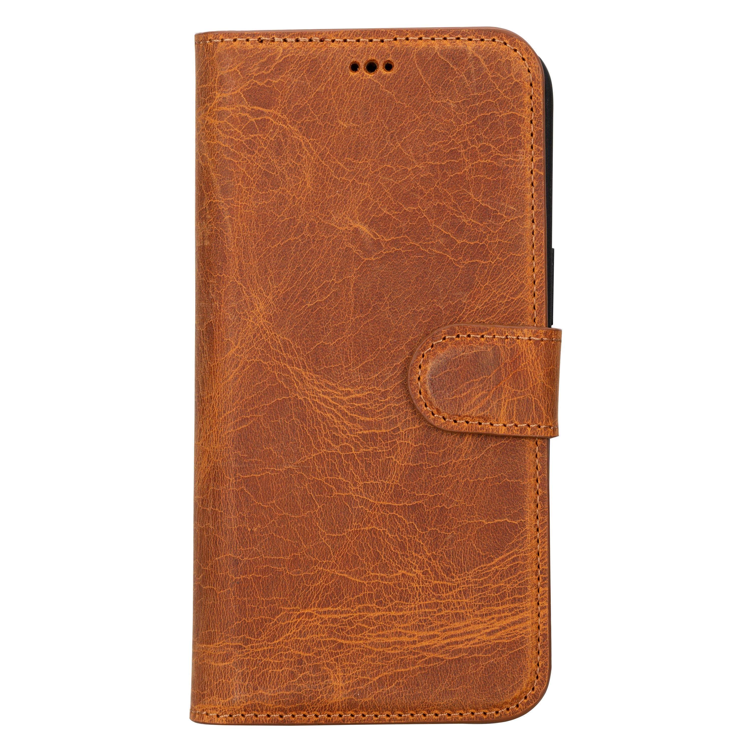 Magic iPhone 16 Series Detachable Genuine Leather Case