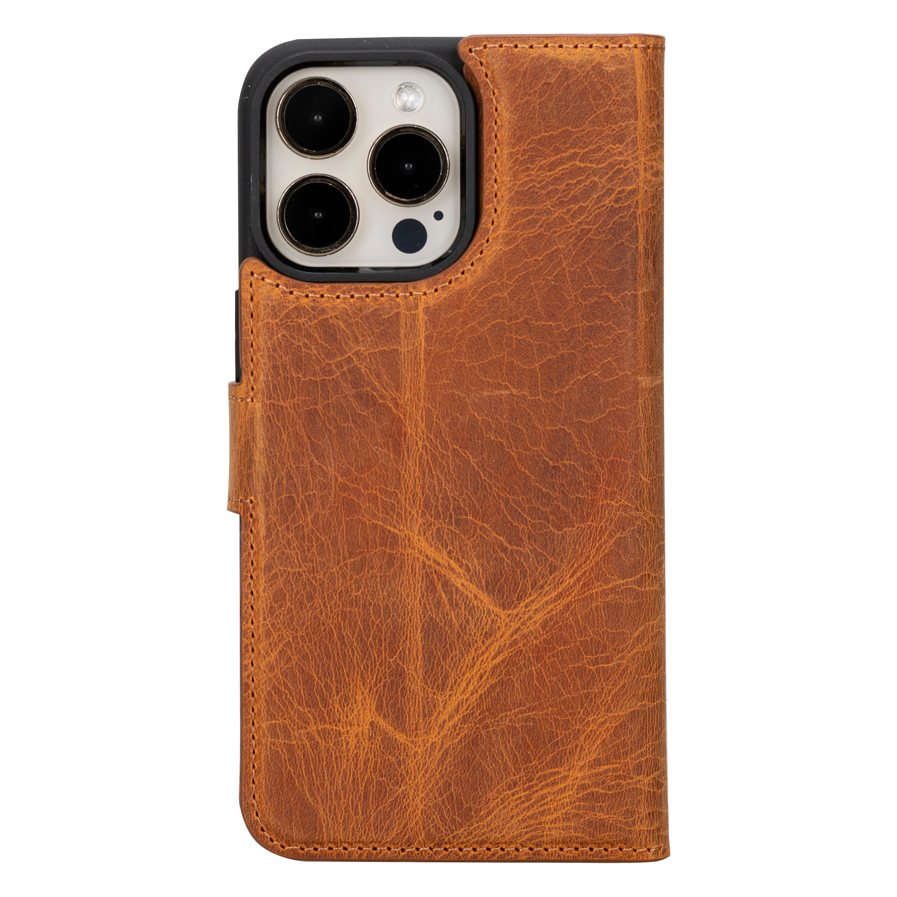 Magic iPhone 16 Series Detachable Genuine Leather Case