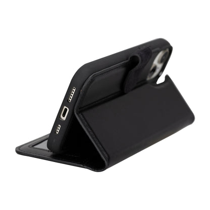 Magic iPhone 16 Series Detachable Genuine Leather Case