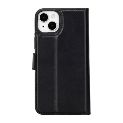 iPhone 16 Series Detachable Leather Wallet Case - The Stitched Cow