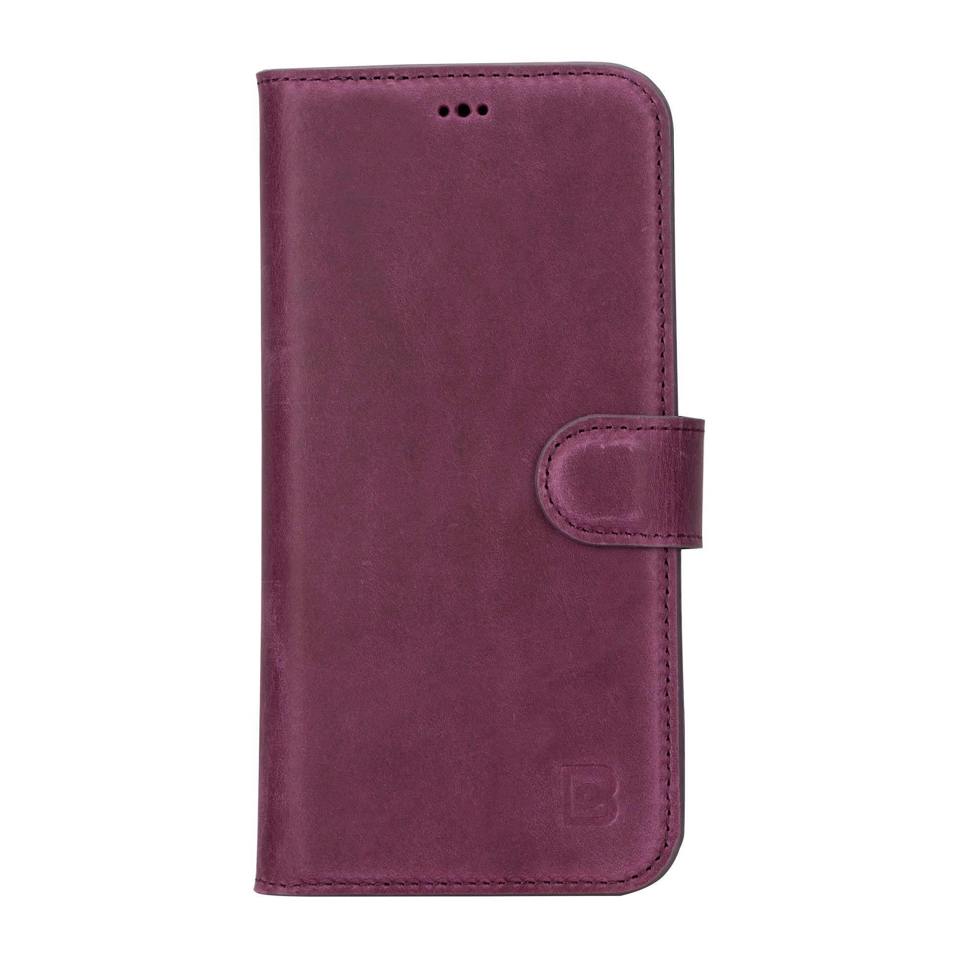 iPhone 16 Series Detachable Leather Wallet Case - The Stitched Cow