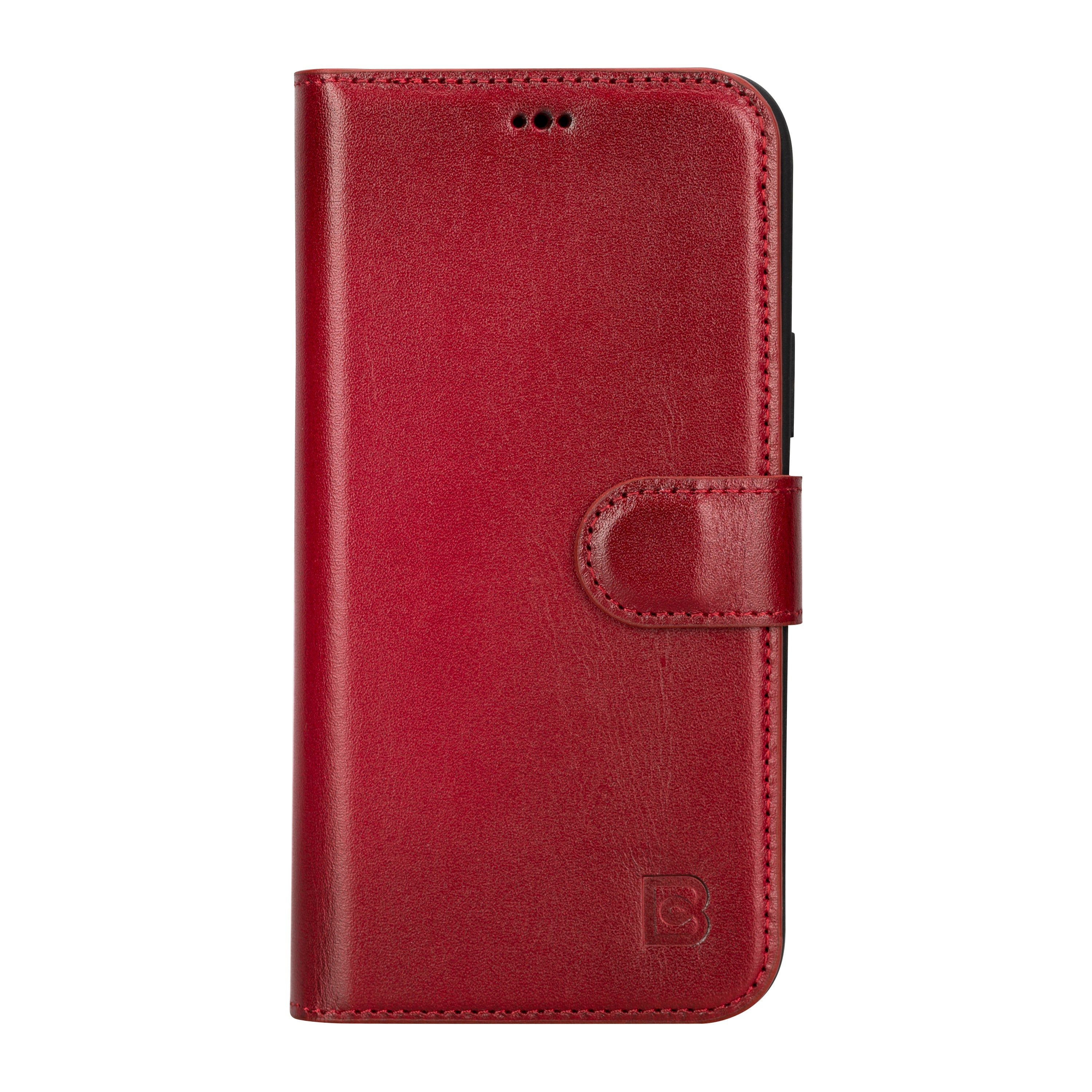 iPhone 16 Series Detachable Leather Wallet Case - The Stitched Cow