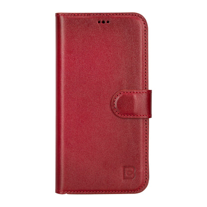 iPhone 16 Series Detachable Leather Wallet Case - The Stitched Cow