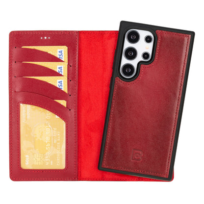 Samsung Galaxy S24 Series Leather Wallet Cases RFID - MW