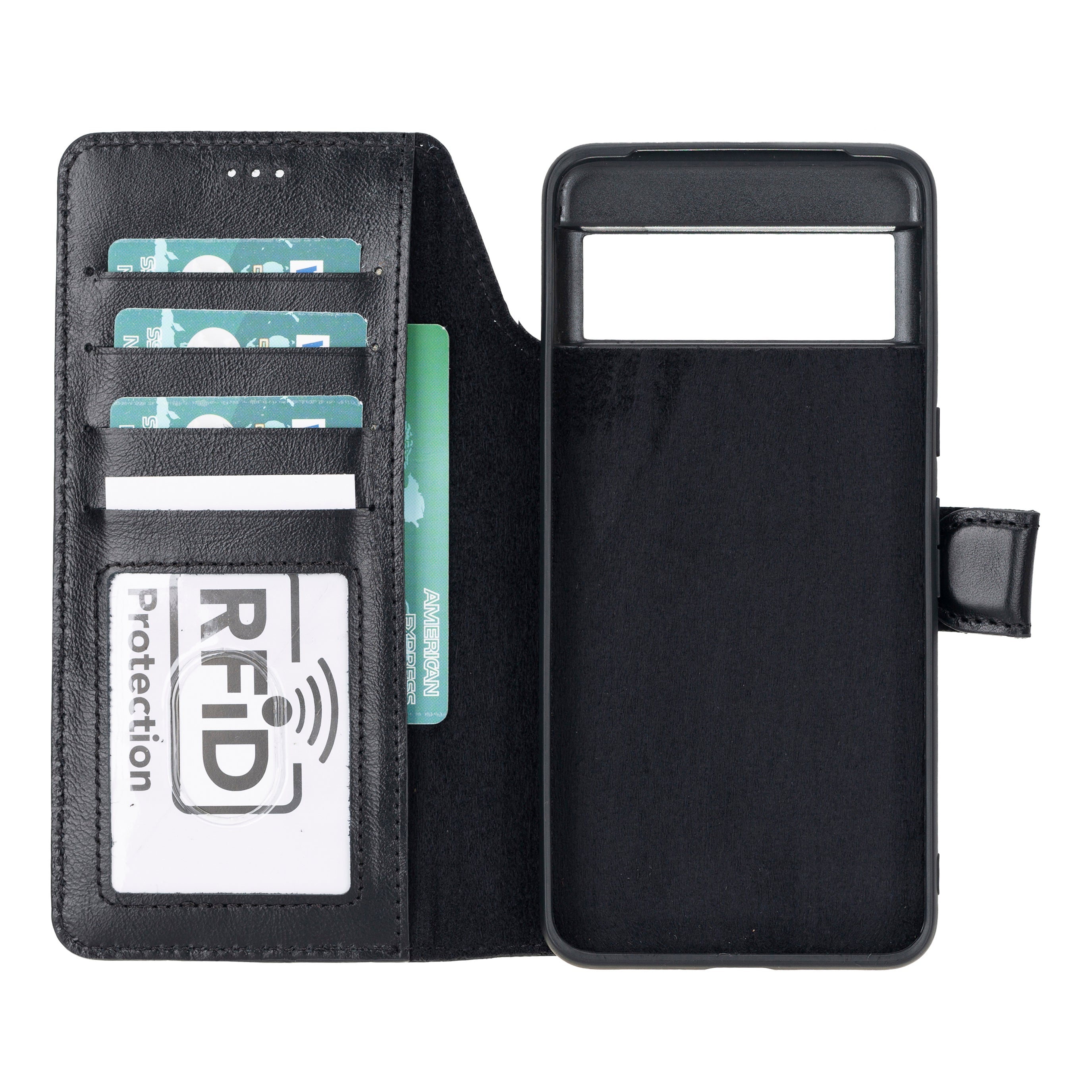 Magic Google Pixel 10 Detachable Leather Wallet Case
