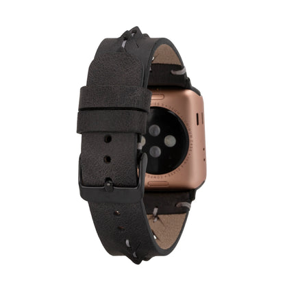 Mohawk Style Genuine Leather Apple Watch Band