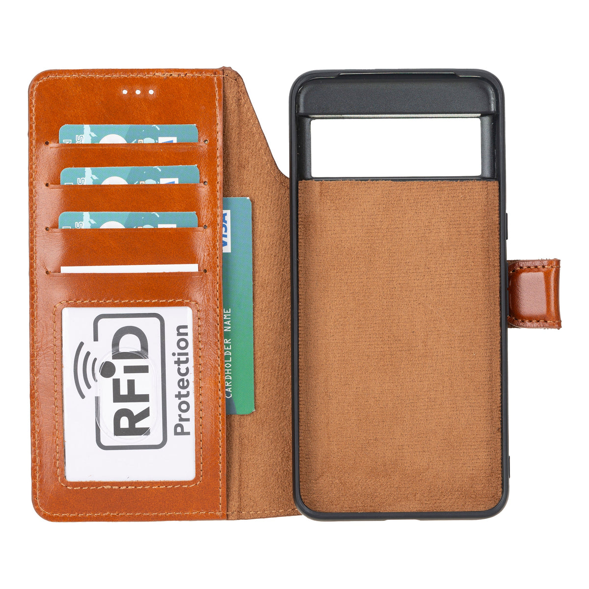 Magic Google Pixel 10 Detachable Leather Wallet Case