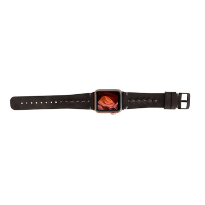 Mohawk Style Genuine Leather Apple Watch Band