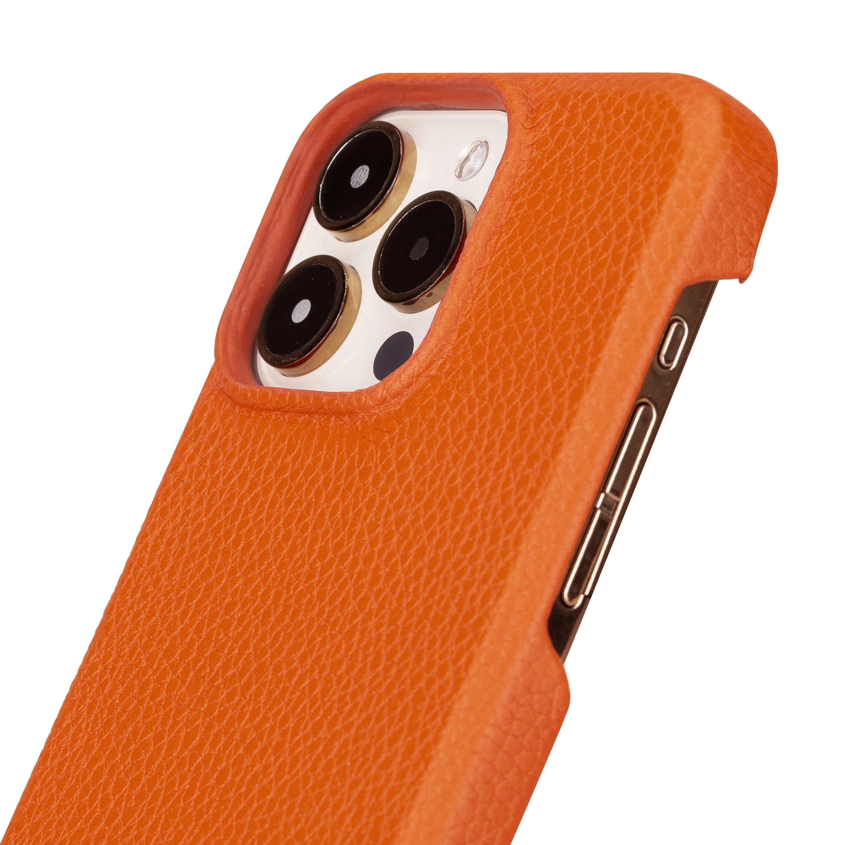 F360 iPhone 15 Series Full Genuine Leather Back Cover