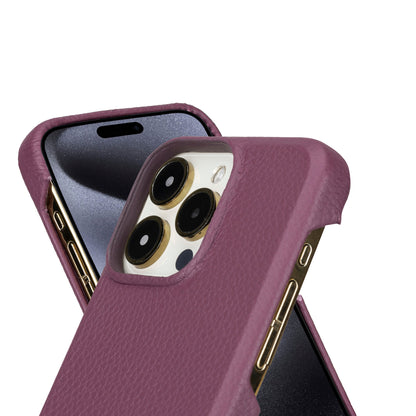 F360 iPhone 15 Series Full Genuine Leather Back Cover