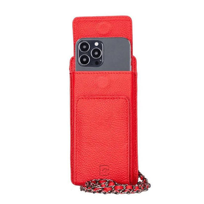 Bianca Leather Crossbody Bag with Phones Case