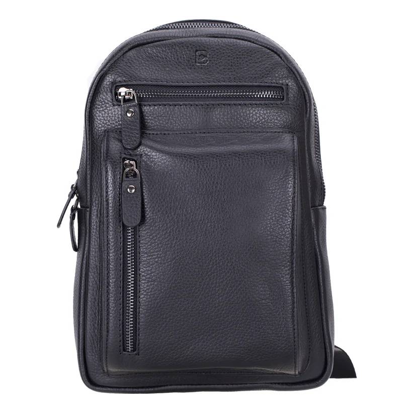 Posh Leather Crossbody Bag