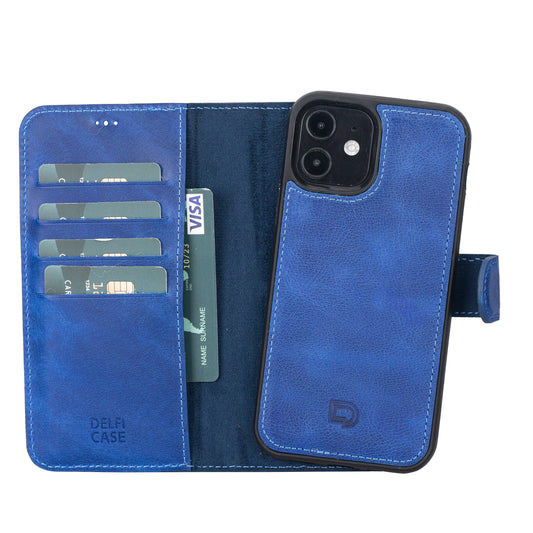 Delfi, Magic Leather iPhone 12 Pro Detachable Wallet Case