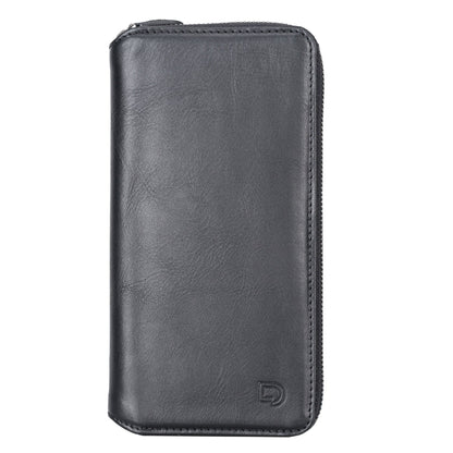 Delfi, Trina iPhone 13 Pro Max Leather Detachable and Zipper Wallet Case