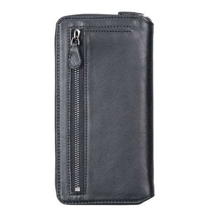 Delfi, Trina iPhone 13 Pro Max Leather Detachable and Zipper Wallet Case