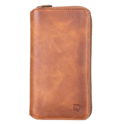 Delfi, Trina iPhone 13 Leather Detachable and Zipper Wallet Case