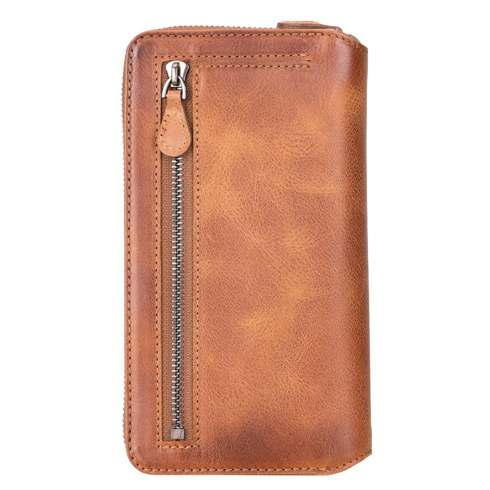 Delfi, Trina iPhone 13 Leather Detachable and Zipper Wallet Case