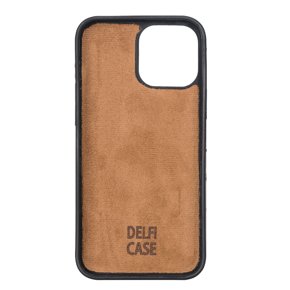 Delfi, Trina iPhone 13 Pro Max Leather Detachable and Zipper Wallet Case