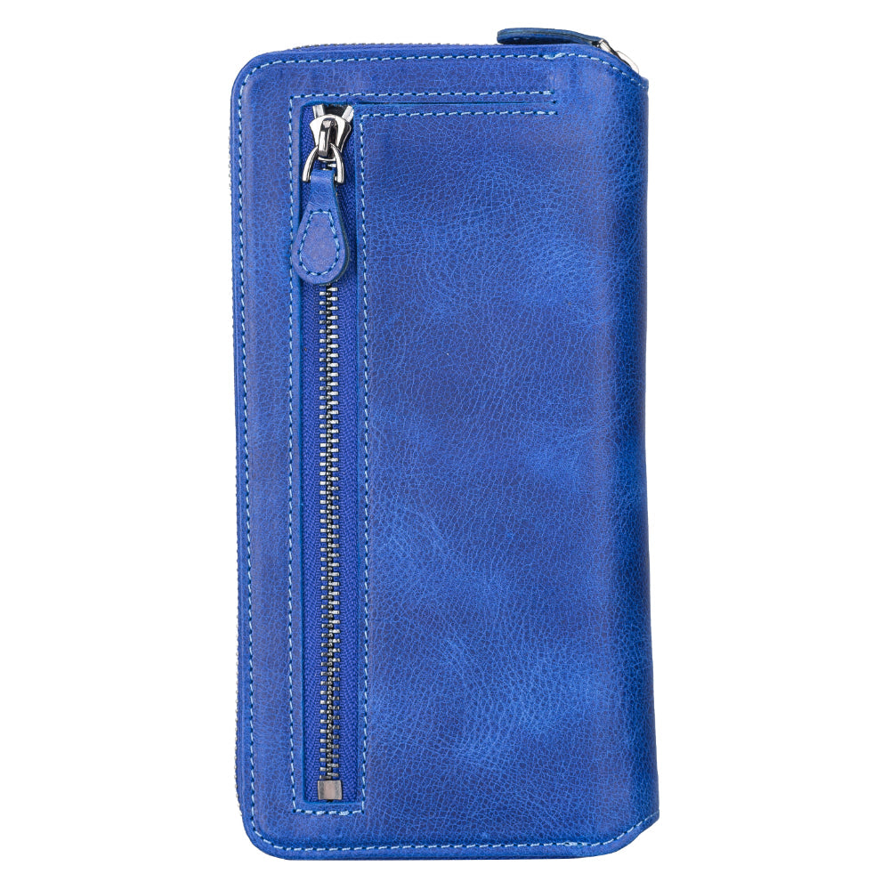 Delfi, Trina iPhone 13 Pro Max Leather Detachable and Zipper Wallet Case