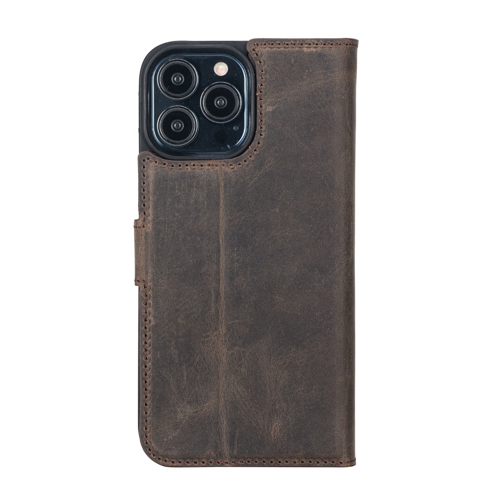 Delfi, Magic Leather iPhone 13 Pro Max Detachable Wallet Case