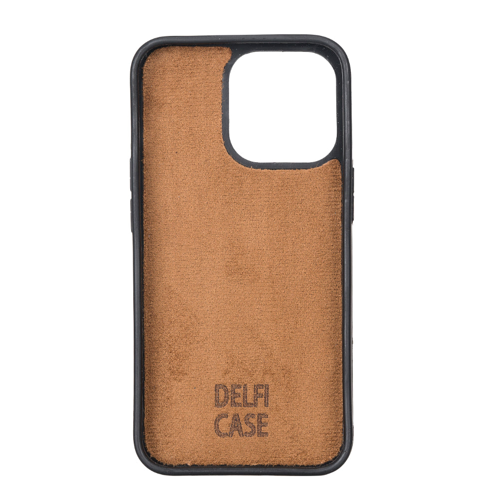 Delfi, Trina iPhone 13 Pro Leather Detachable and Zipper Wallet Case