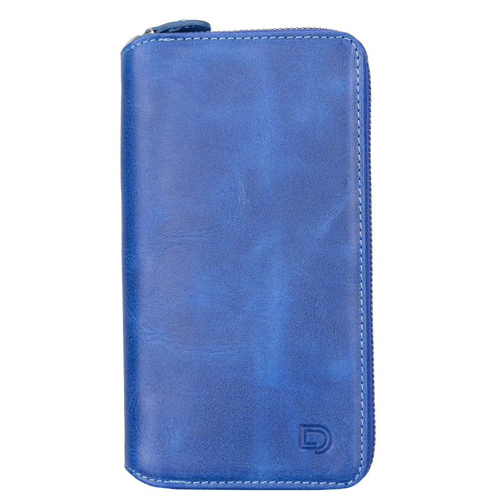 Delfi, Trina iPhone 13 Pro Leather Detachable and Zipper Wallet Case