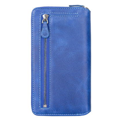 Delfi, Trina iPhone 13 Pro Leather Detachable and Zipper Wallet Case