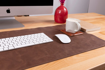 Tavolo Single Layer Leather Desk Mat - Large