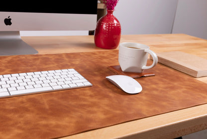 Tavolo Single Layer Leather Desk Mat - Large
