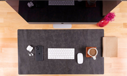 Tavolo Single Layer Leather Desk Mat - Large