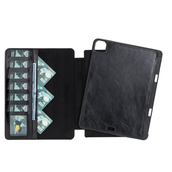 Eto iPad Series Genuine Leather Wallet Case