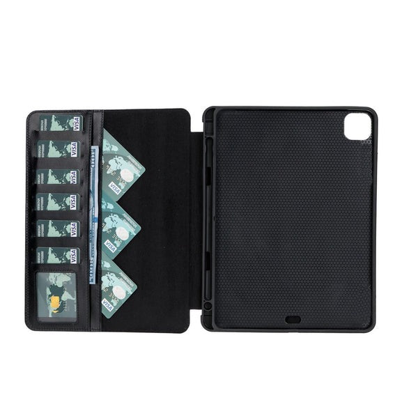 Eto iPad Series Genuine Leather Wallet Case